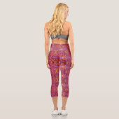 Abstrakt 11 capri leggings (Rückseite)