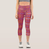 Abstrakt 11 capri leggings (Vorderseite)