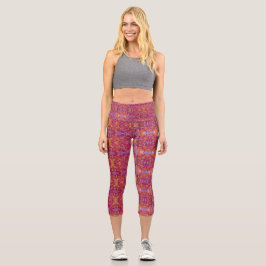 Abstrakt 11 capri leggings