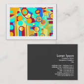 Abstrakt 120711 (grenzübergreifend) visitenkarte (Vorne/Hinten)