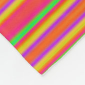 Abstrakt 120716(010) - Horizontale Streifen Fleecedecke (Ecke)