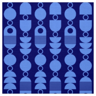 Abstrakt 140823 - Baby Blue on Deep Navy Stoff