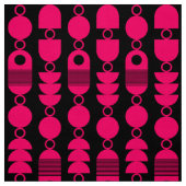 Abstrakt 140823 - Neon Red on Black Stoff (Muster)