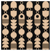 Abstrakt 140823 - Schwarz-Sand Stoff (Muster)
