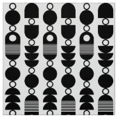 Abstrakt 140823 - Schwarz Stoff (Muster)