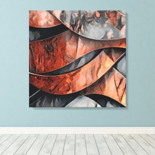 Abstrakt 14156 leinwanddruck (Insitu (Holzboden))