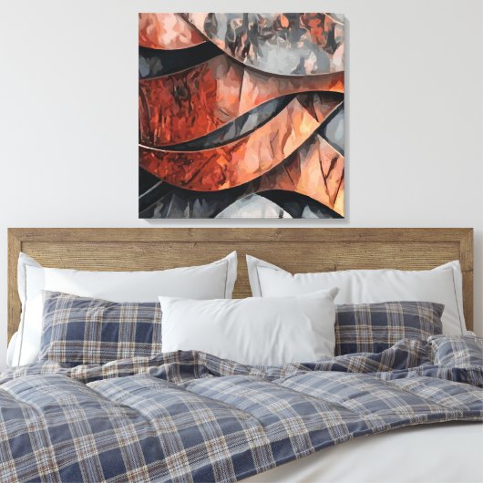 Abstrakt 14156 leinwanddruck (Insitu (Schlafzimmer))