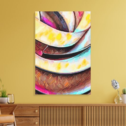 Abstrakt 14294 leinwanddruck (Insitu (Wohnzimmer))