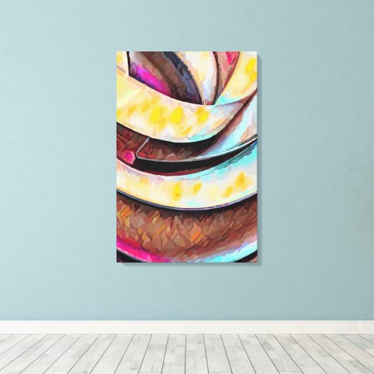 Abstrakt 14294 leinwanddruck (Insitu (Holzboden))