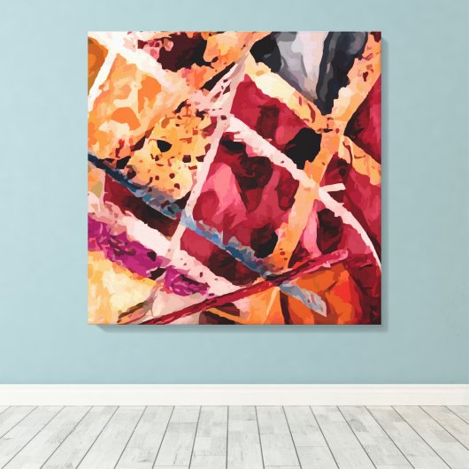 Abstrakt 14545 leinwanddruck (Insitu (Holzboden))