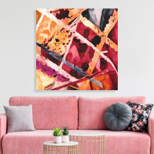 Abstrakt 14545 leinwanddruck