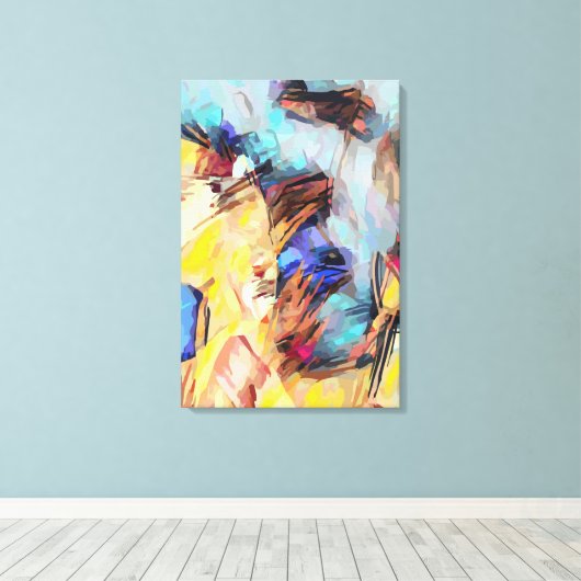 Abstrakt 14663 leinwanddruck (Insitu (Holzboden))