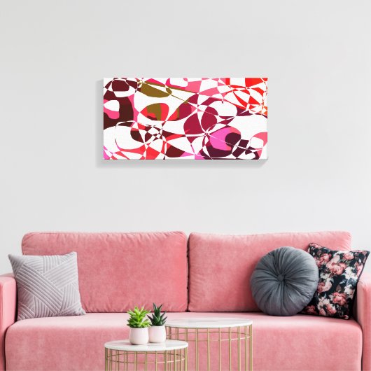 Abstrakt 15 leinwanddruck (Insitu (Wohnzimmer))