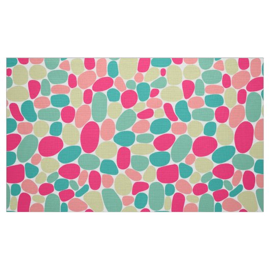 Abstrakt 160417 - Farben auf Weiß Stoff (Fat Quarter (45,7 x 55,9 cm))