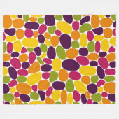 Abstrakt 160417 - Weingummi-Farben Fleecedecke (Vorderseite (Horizontal))