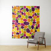 Abstrakt 160417 - Weingummi-Farben Wandteppich (Beispiel)