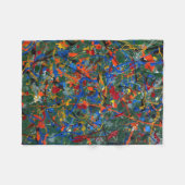 Abstrakt #17 fleecedecke (Vorderseite (Horizontal))