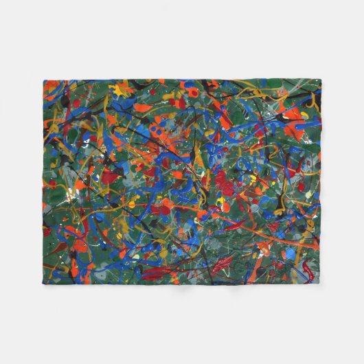 Abstrakt #17 fleecedecke (Vorderseite (Horizontal))