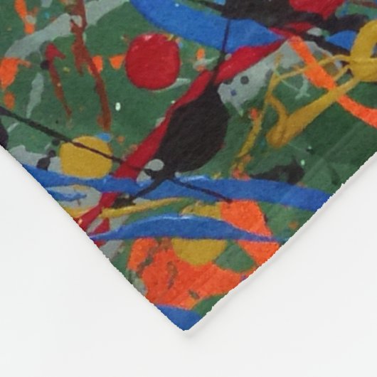 Abstrakt #17 fleecedecke (Ecke)