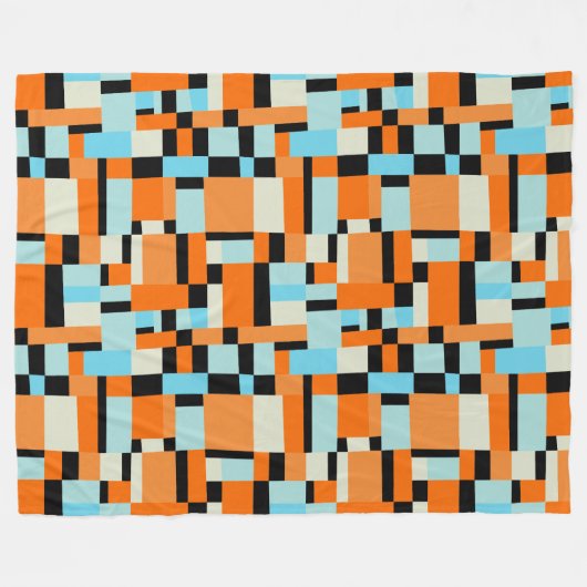 Abstrakt 180316 fleecedecke (Vorderseite (Horizontal))