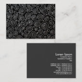 Abstrakt 181112 - Exotisches Metall Visitenkarte (Vorne/Hinten)