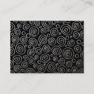 Abstrakt 181112 - Exotisches Metall Visitenkarte