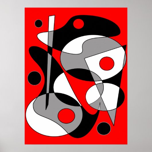 Abstrakt #184 poster (Vorne)