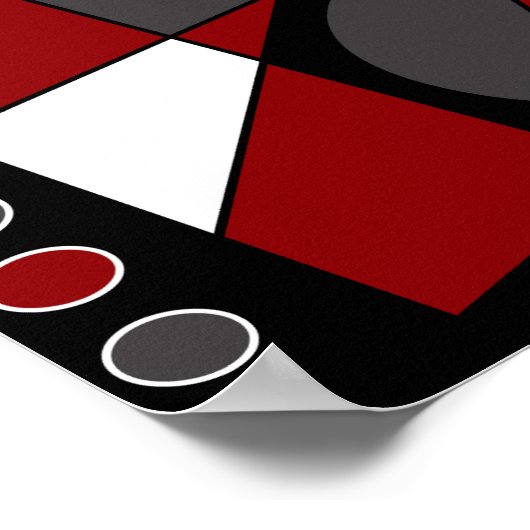 Abstrakt #185 poster (Ecke)