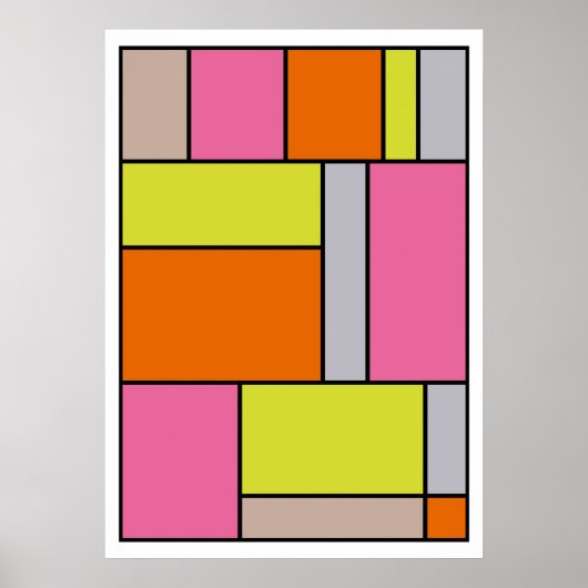 Abstrakt #18 poster (Vorne)