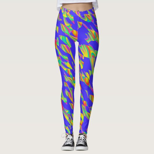 Abstrakt 190716(02) leggings (Vorderseite)
