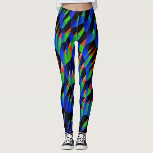 Abstrakt 190716(03) leggings (Vorderseite)