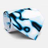 Abstrakt 190819 - 011 - Indigostil Krawatte (Gerollt)