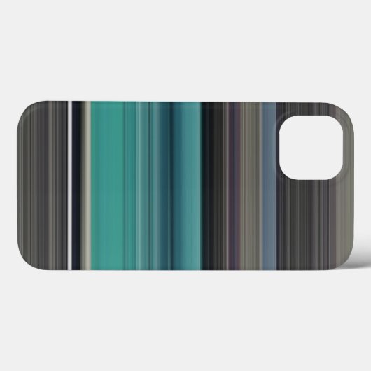Abstrakt #1: Aquamariner und grauer Fall für iPhon Case-Mate iPhone Hülle (Rückseite (Horizontal))