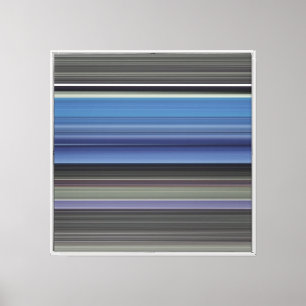 Abstrakt #1: Blau und Grau Leinwanddruck