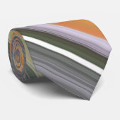 Abstrakt #1: Gelb und grau Krawatte (Gerollt)