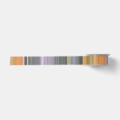 Abstrakt #1: Gelb und grau Satinband (Vorderseite)