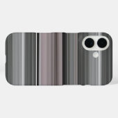 Abstrakt #1: grau Case-Mate iPhone hülle (Rückseite (Horizontal))