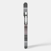 Abstrakt #1: grau Case-Mate iPhone hülle (Rückseite / Links)