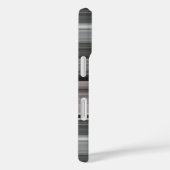 Abstrakt #1: grau Case-Mate iPhone hülle (Rückseite / Rechts)