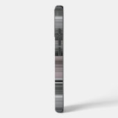 Abstrakt #1: grau Case-Mate iPhone hülle (Rückseite / Links)