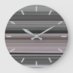 Abstrakt #1: grau große wanduhr