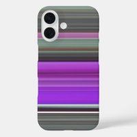 Abstrakt #1: Lila und grauer Fall für iPhone-Case 