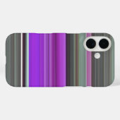 Abstrakt #1: Lila und grauer Fall für iPhone-Case Case-Mate iPhone Hülle (Rückseite (Horizontal))