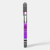 Abstrakt #1: Lila und grauer Fall für iPhone-Case Case-Mate iPhone Hülle (Rückseite / Links)