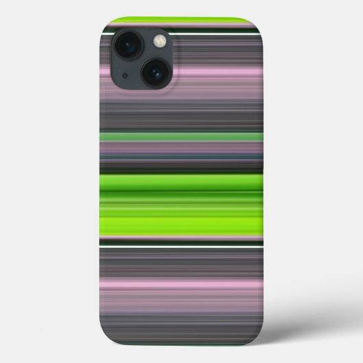 Abstrakt #1: Limoner und grauer Fall für iPhone-Ca Case-Mate iPhone Hülle (Rückseite)