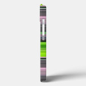 Abstrakt #1: Limoner und grauer Fall für iPhone-Ca Case-Mate iPhone Hülle (Rückseite / Links)