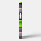 Abstrakt #1: Limoner und grauer Fall für iPhone-Ca Case-Mate iPhone Hülle (Rückseite / Rechts)