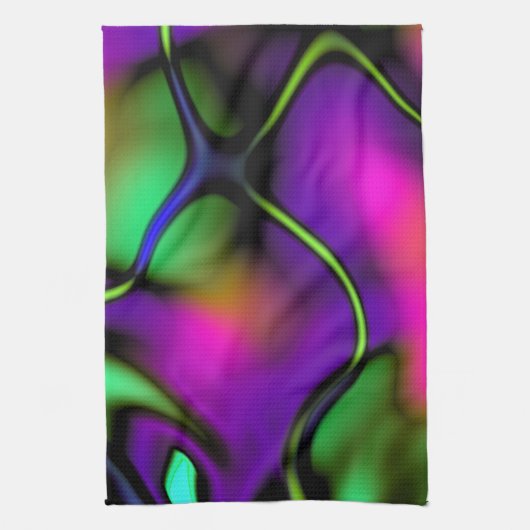 Abstrakt 1 Pastellbewegung Geschirrtuch (Vertikal)