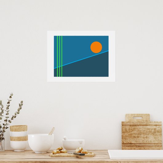 ABSTRAKT 1 POSTER (Küche)