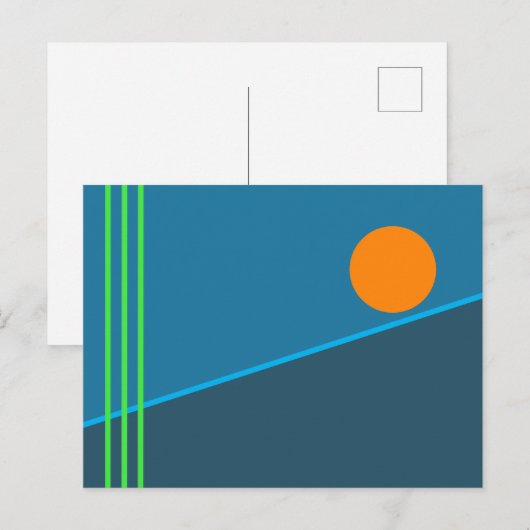 ABSTRAKT 1 POSTKARTE (Vorne/Hinten)